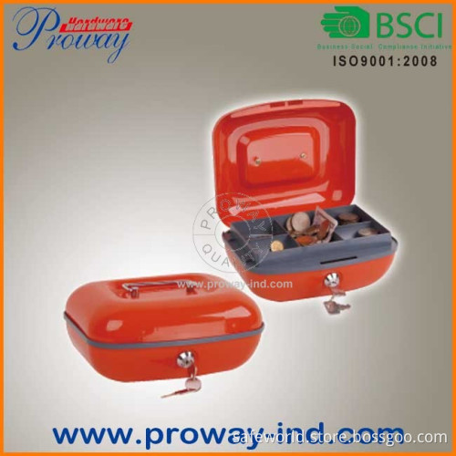 wholesale metal portable money box cash box